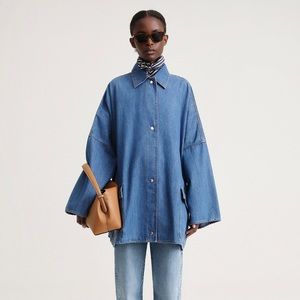 Toteme Denim Overshirt Jacket - M/L